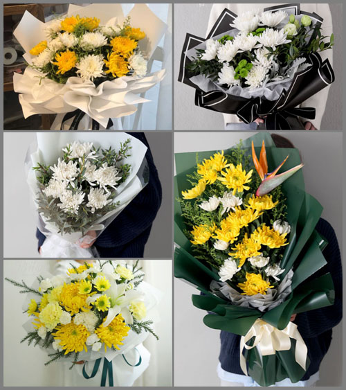 湖北黄冈市英山县白事花束代送